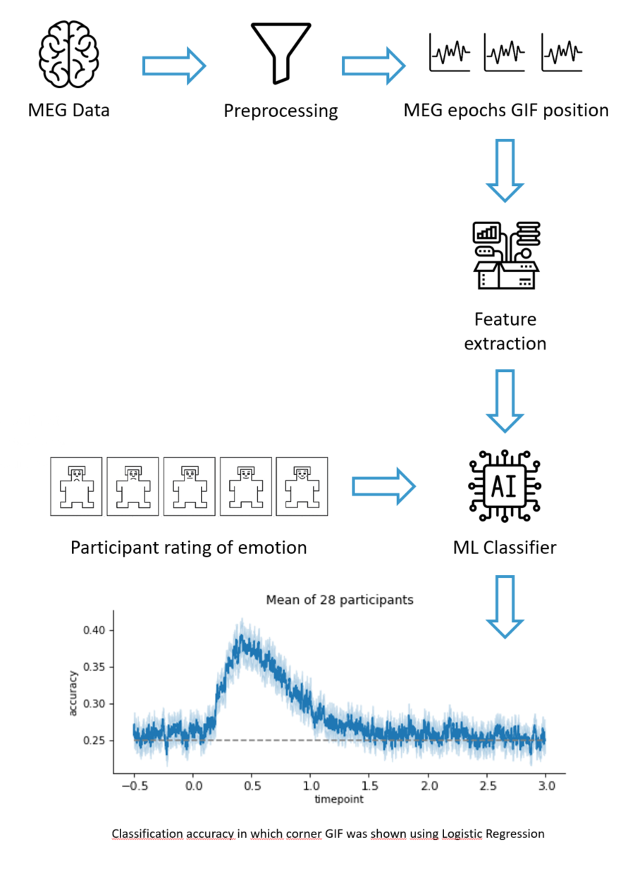 steps the data goes through from raw to bein classified
